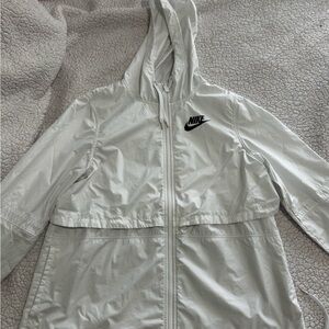 White Nike Windbreaker
